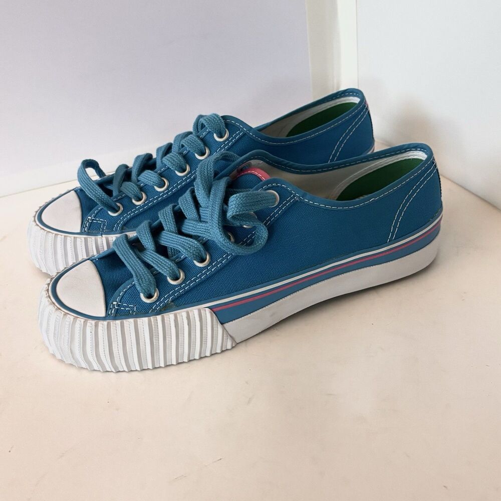 PF Flyers Sneakers Teal White Women’s 7.5 Retro